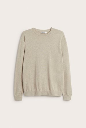 Kappahl | Hienoneuloksinen pusero | Meleerattu beige