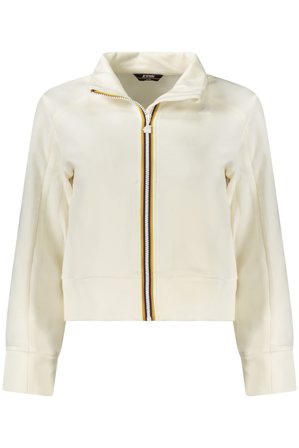 K-way Felpa Con Zip Donna Bianco