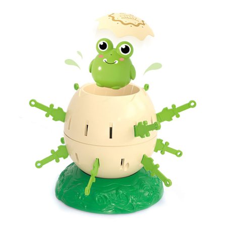 Desktop Dyrebeholder Spill Stab Ejection Stress Relief Interaksjon Morsom Tønne Spill Leke for Barn Grønn