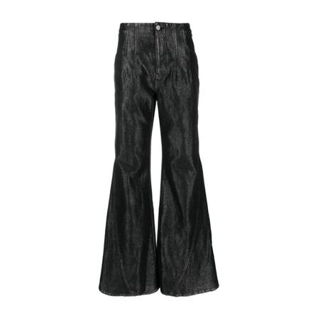 Alberta Ferretti Flared Jeans Sort, Dame