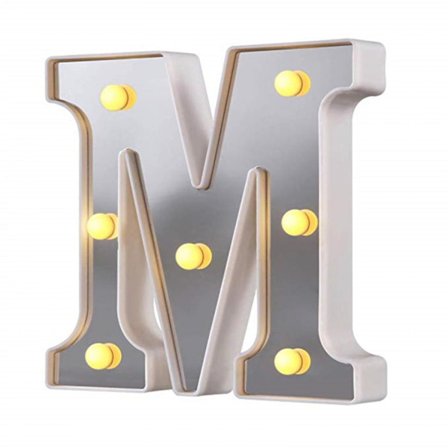 Led Marquee Letter Lights 26 Alphabet Light Up Letters Sign Perfect For Night Light Wedding Birthday Party Christmas Lamp Home Bar Decoration B09
