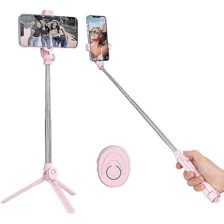 Selfie Stick. Utvidbar Bluetooth Selfie Stick med Trådløs Fjernkontroll. Telefon