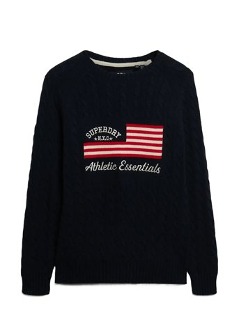 Superdry | Slouchy Cable Flag Knit | M