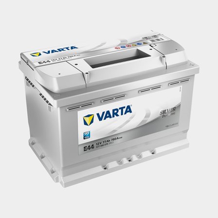 Startbatteri VARTA Silver Dynamic E44, vått/öppet, 12 V, 77 Ah