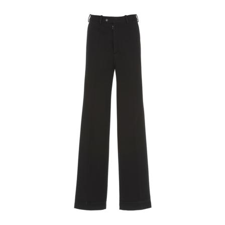 Maison Margiela, Wide Trousers Zwart, Dames, Maat:M
