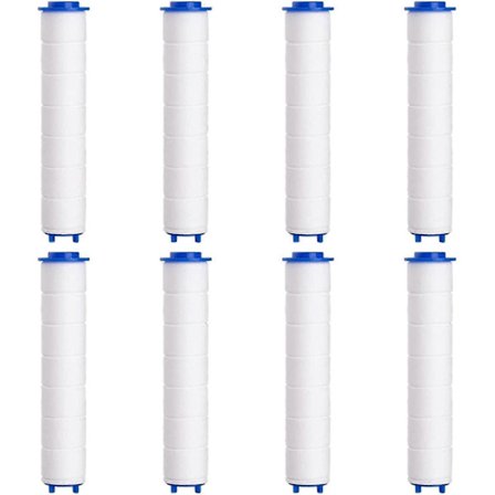 Suihkusuodatinpää 8 kpl Puuvillainen suihkusuodatin Pp Irrotettava kalkinestosuihku suihkulle