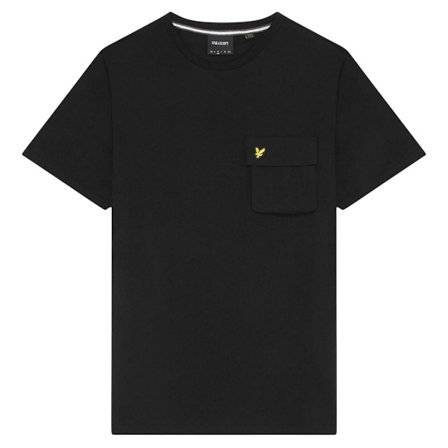 Lyle & Scott Vävficka T-shirt Herr M Svart