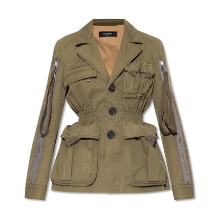 Dsquared2 - Damjackor - Grön - Dam - Storlek: S, Dam, Storlek: S