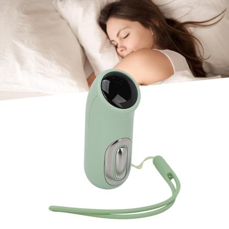 Hold-enhed til søvnstøtte - Lindrer angst, frigiver stress, 5 gear, 2 tilstande, bærbar søvninstrument til insomniacs, lysegrøn