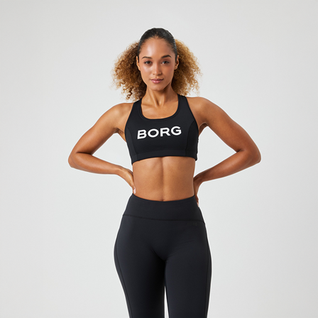 Björn Borg Mid Support Urheiluliivit Musta