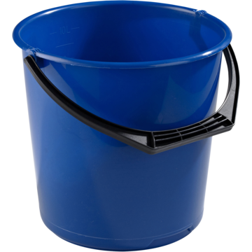 BØTTE BLÅ PLAST 10L