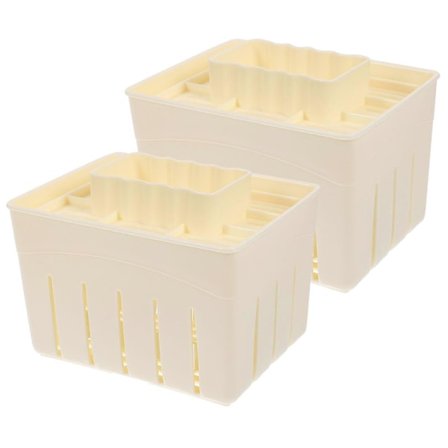 2 stk. Praktisk Tofupresse for husholdningsbruk, matvaregodkjent, enkel bruk, tofu-presseform, kjøkkenutstyr