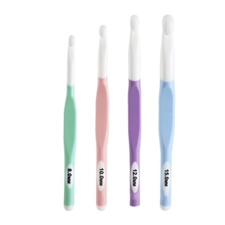 Heklenåler 4-pakke Flerfarget 8/10/12/15 mm Flerfarget 8/10/12/15 mm