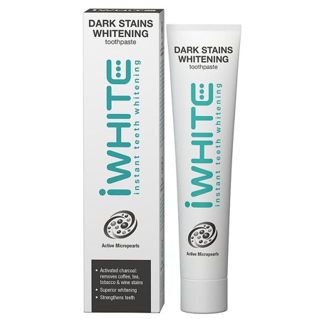 iWhite Tandpasta Dark Stains 75 ml, Medicin & Pleje, Mund & Tandpleje, Tandpasta