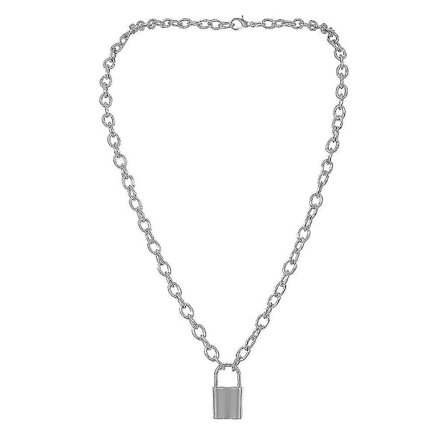 Ny Lås Vedhæng Hængelås Charm Halskæde Kæde Kvinder Smykker Gave