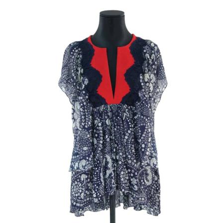 Chloé Pre-owned Pre-ownedPolyestertops Blå, Dame