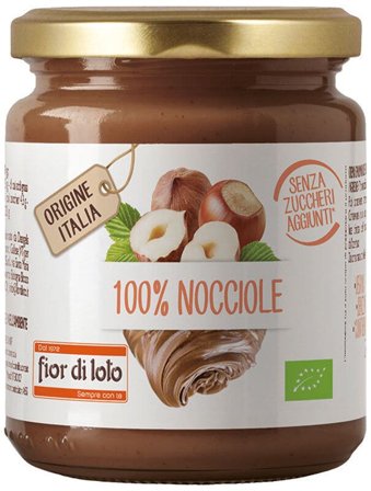 Fior Di Loto Crema 100% Di Nocciole Tostate 200g