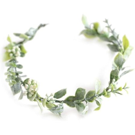 TG Boho hius kukkakruunu keinotekoiset kukat kruunu morsiamen kruunu häihin, juhliin