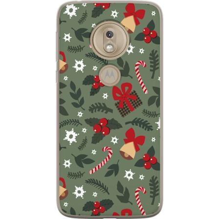 Motorola Moto G7 Play L pin kyv kuori Hauskaa joulukuviota