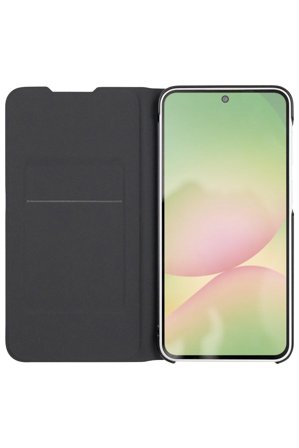 Samsung A57 Wallet Cover Black Handy-Schutzhülle