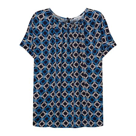 Seidensticker Shirt Blouse Regular fit , Blauw , Dames , Maat: XS