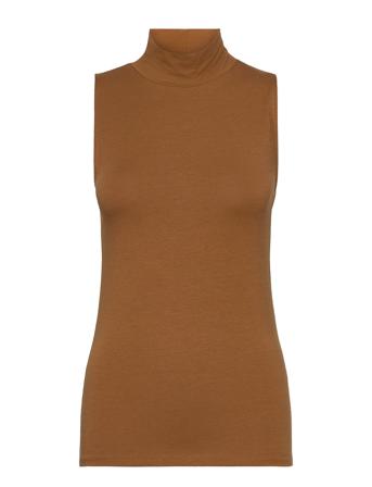 Theo Top T-shirts & Tops Sleeveless Brun Modström