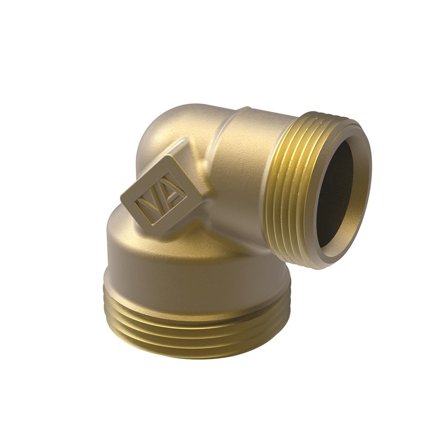 Vatette V6 Rørkobling vinklet, 22x15 mm, Installasjon