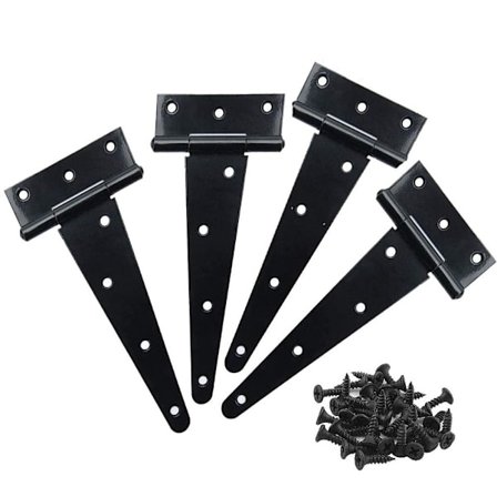 4 stk. T-hængsler, porthængsler, ladeportshængsler