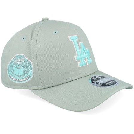 New Era - MLB Vihreä adjustable Lippis - Los Angeles Dodgers World Series 9FIFTY Evergreen A-frame Adjustable @ Hatstore