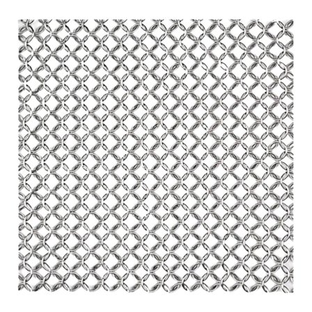 2024 Kjedepost Varmebestandig Rustfri Sølvfarget Allsidig Kjøkken Støpejern Kjede Skrubb Husholdningsartikler Kaesi