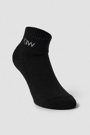 ICANIWILL - Training Half Socks Black - sportkleding van ICIW
