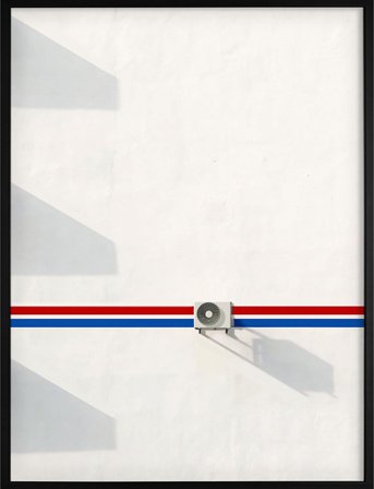 Democratic Gallery | Poster Lined House Wall | 45X60