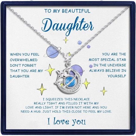 Halskæde til min datter fra mor far inspirerende datter julegaver smykker halskæde til smuk datter gran