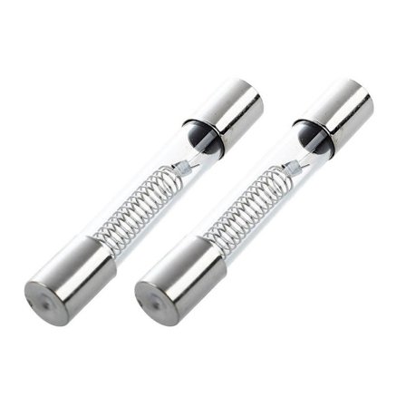 2 x 0,65A 5kV 6mm x 40mm aksiaaliset lasisulakkeet mikroaaltouuniin