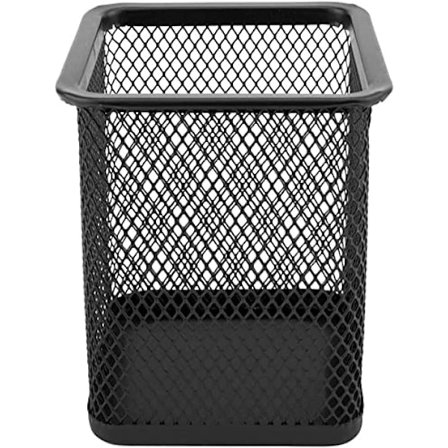 Metall firkantet blyantbeholder - Metall kube pennholder - Multifunksjonell