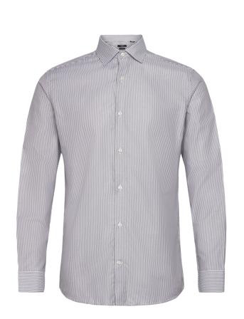 Jprblaparker Stripe Shirt L/S Jack & J S Brown