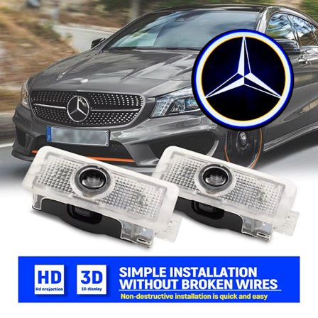 Mercedes Laser logga led t. dörrar w218 w219 a207 c207 w117 AMG