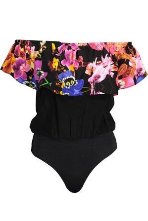 Desigual Body Senza Maniche Donna Nero