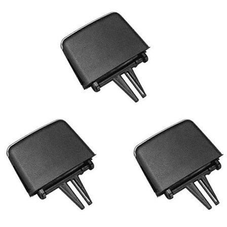 3 st för 3-serie E90 05-12 Främre A/C Luftkonditionering Ventilationsgaller Flik Clip Reparationssats