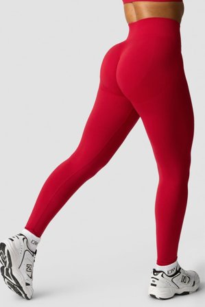 Smooth Seamless Tights Red Cherry
