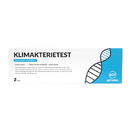 getTested Klimakterietest 2-pack Tillbehör Dam 0