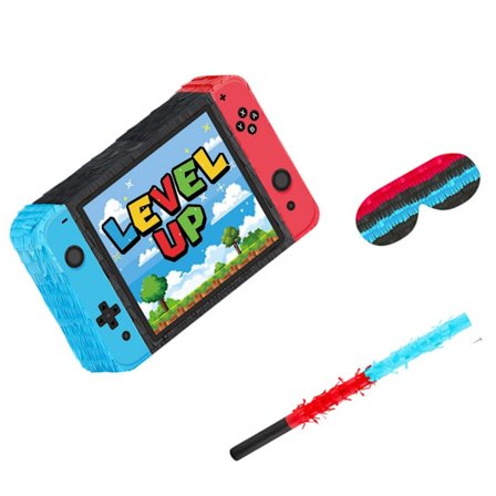 Festlig spillformet beholder komplett sett for å knuse godteri på festaktiviteter