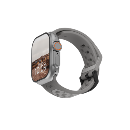 UAG siviili silikonihihna Apple kellolle 42 / 44 / 45 / 46 / 49mm - titaani - Titanium