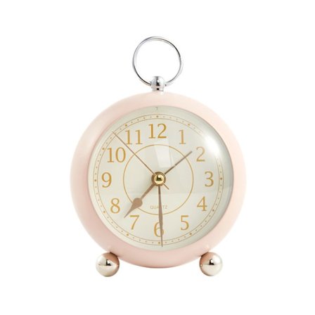 Stille nattbordsklokker batteridrevet ikke-tikkende bordklokke