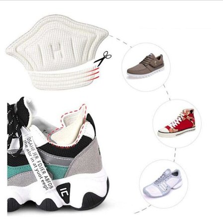 Bløde hælindlæg støtter og beskytter foden