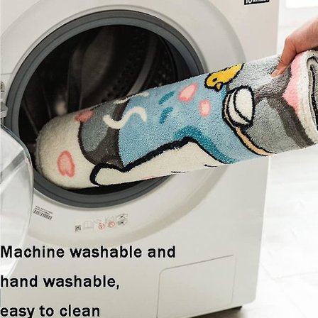 Tflycq Mjuk Mysig Cartoon Badmattor Vardagsrumsmatta Badmattor Halkfri badrum Söt Dörrmatta Badrumsmatta Sovrum Slitstark kök Dörrmatta Område Matta