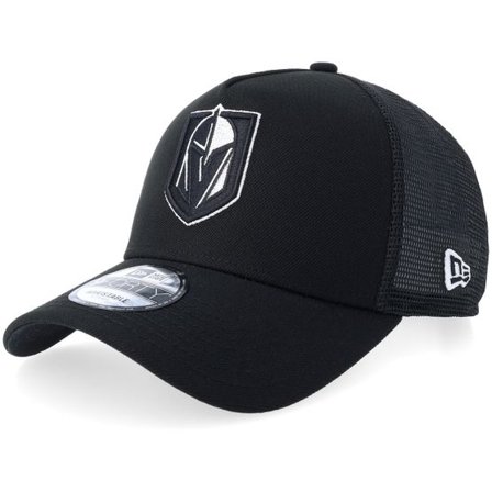 New Era - NHL Svart trucker Keps - Vegas Golden Knights 9FORTY Black/White A-Frame Trucker @ Hatstore