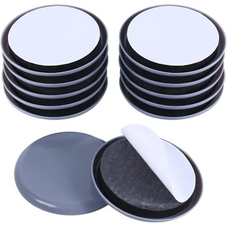 Møbelskyder til tæppe Blå, 4 stk 4CM selvklæbende møbler