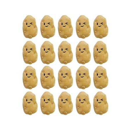 20 stk. Håndlavede Søde Kvækkende Lille Kartoffel Dukke Kæledyrs Plys Dukke Til Hund Kat