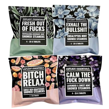 Swear Shower Steamers Gaveæske - 4 stk.